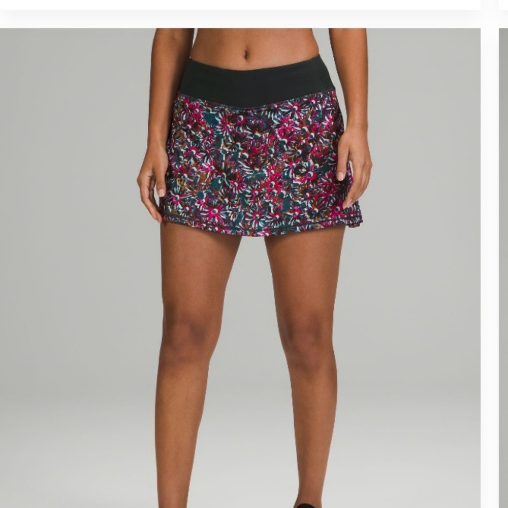 NWOT Lululemon Pace Rival mid-rise *long golf tennis skirt
